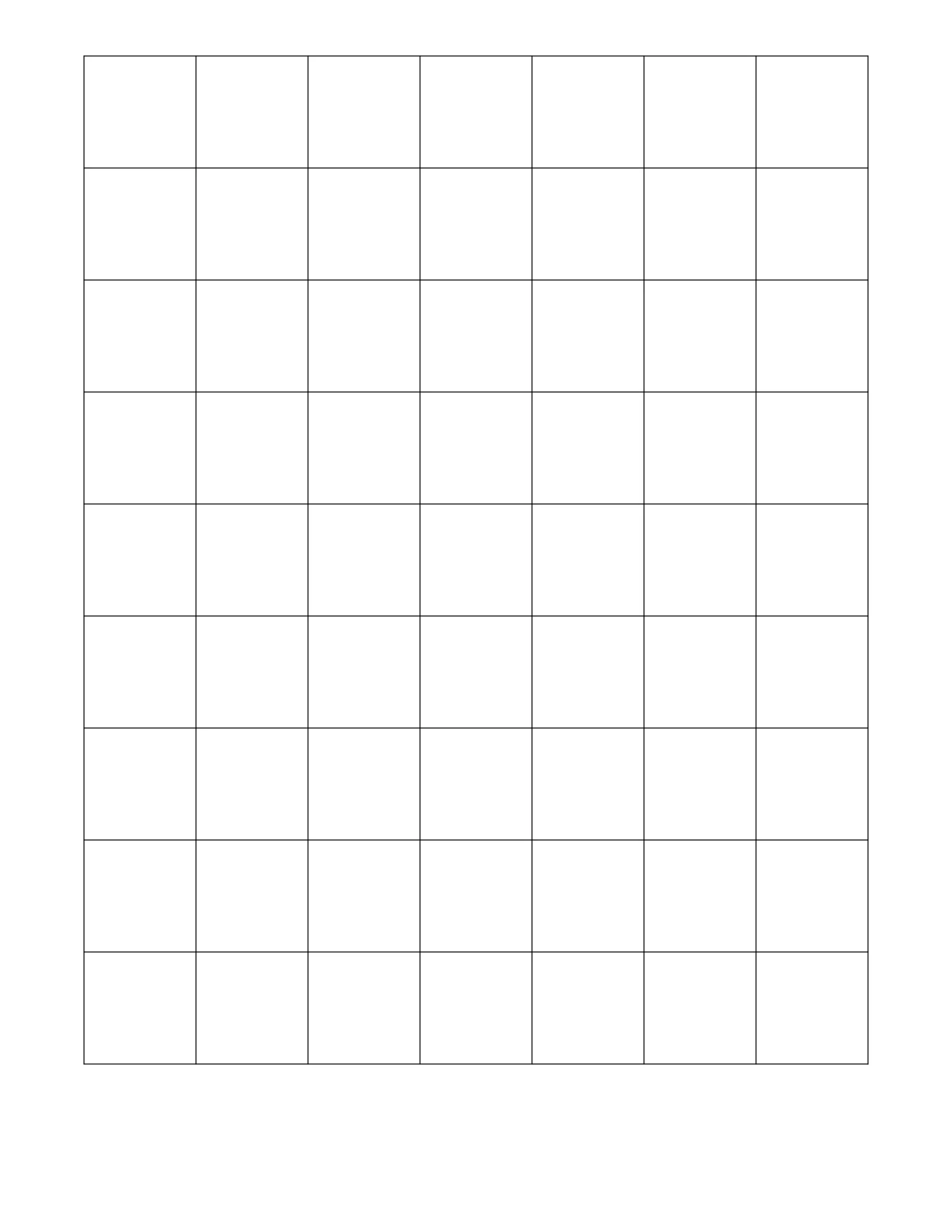 1 inch graph paper