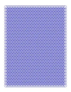 5 mm 2x radius circles