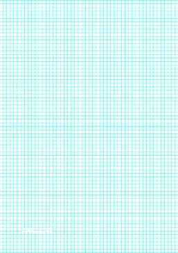 graph paper with six lines per inch on A4-sized paper