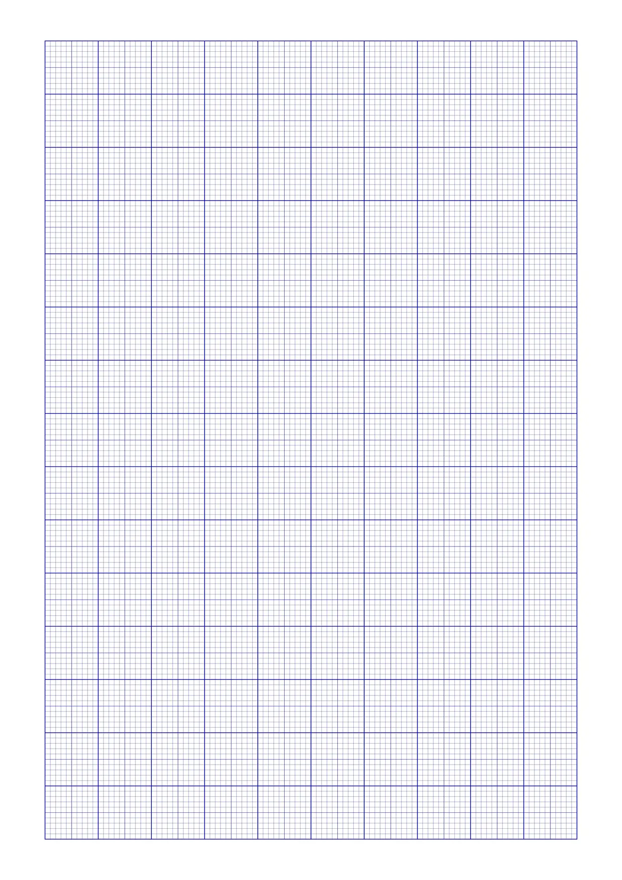 A3-size blue graph paper