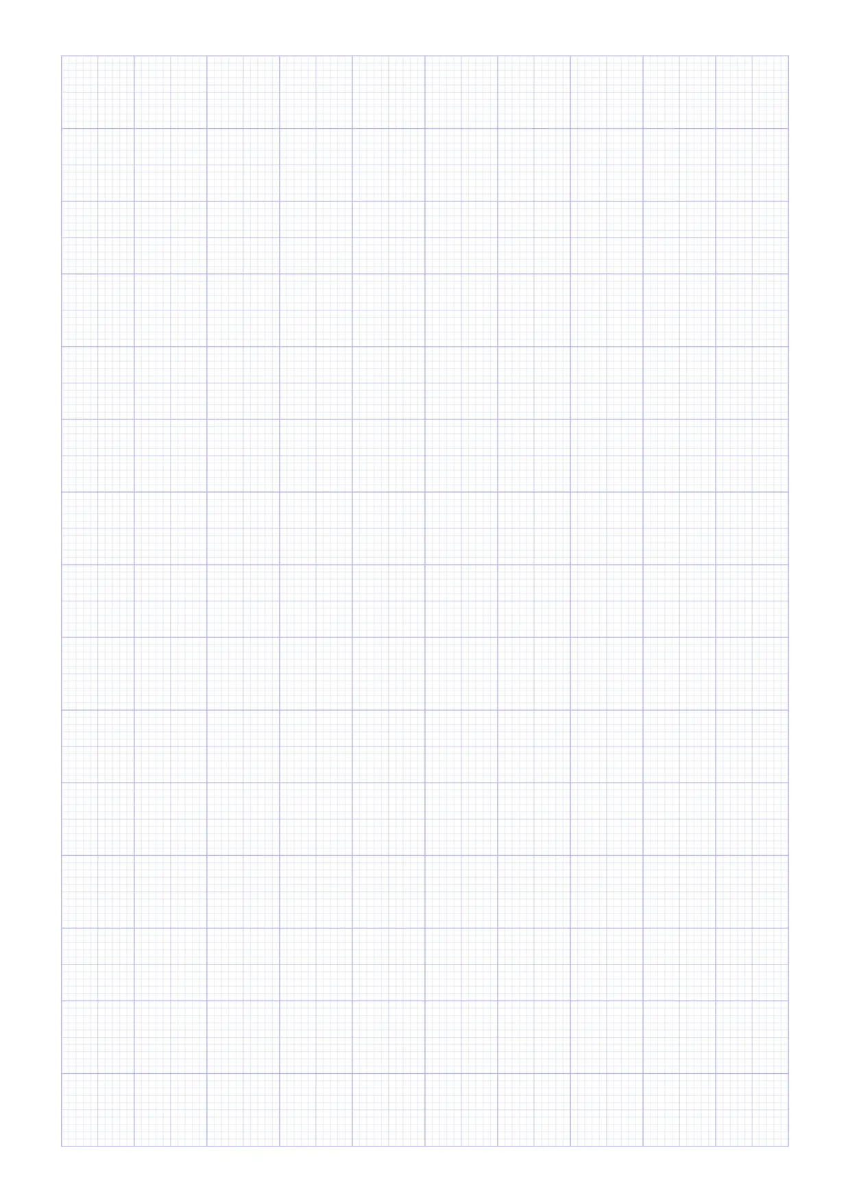 A3-sized pale blue graph paper