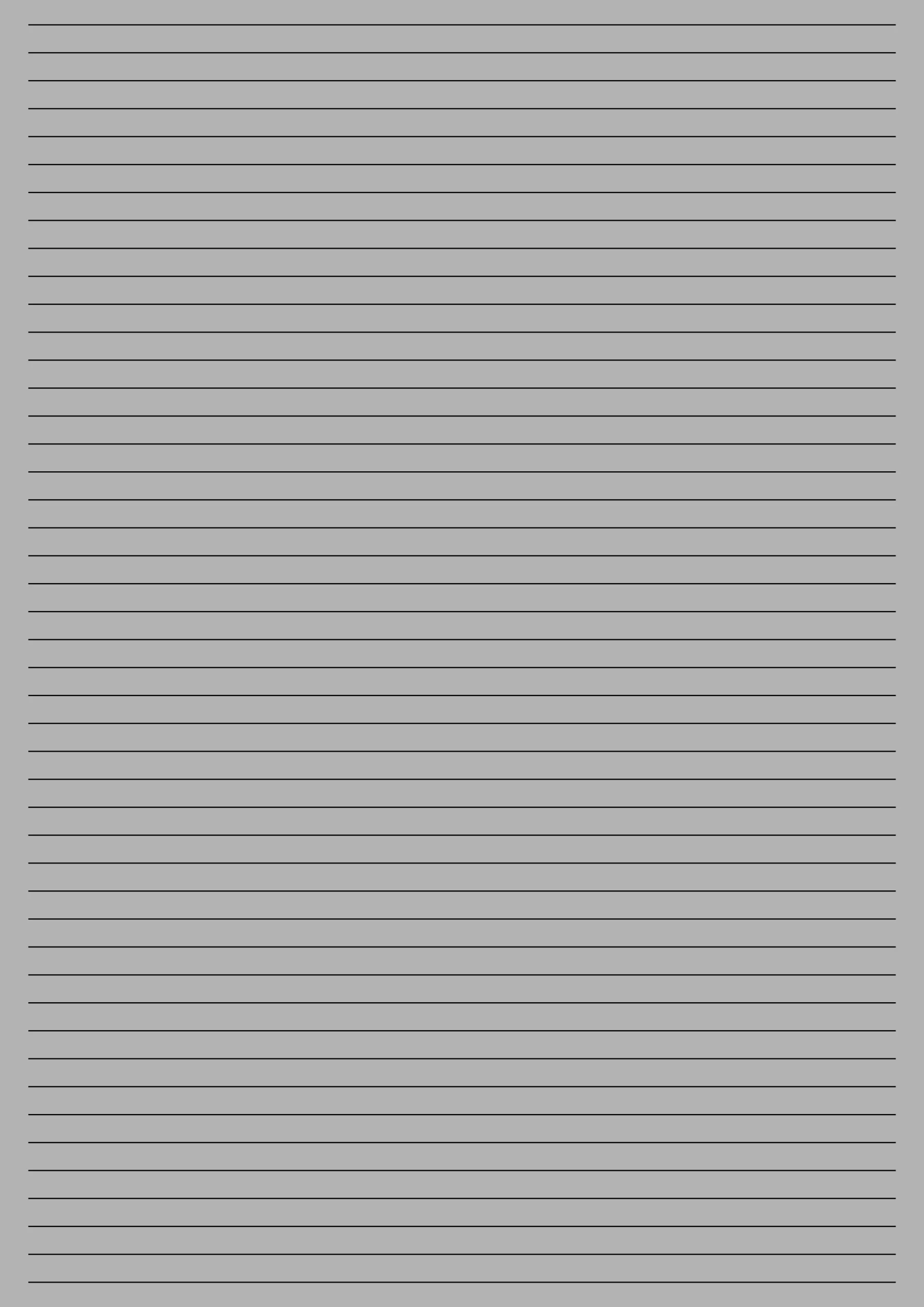 a4 gray lined paper