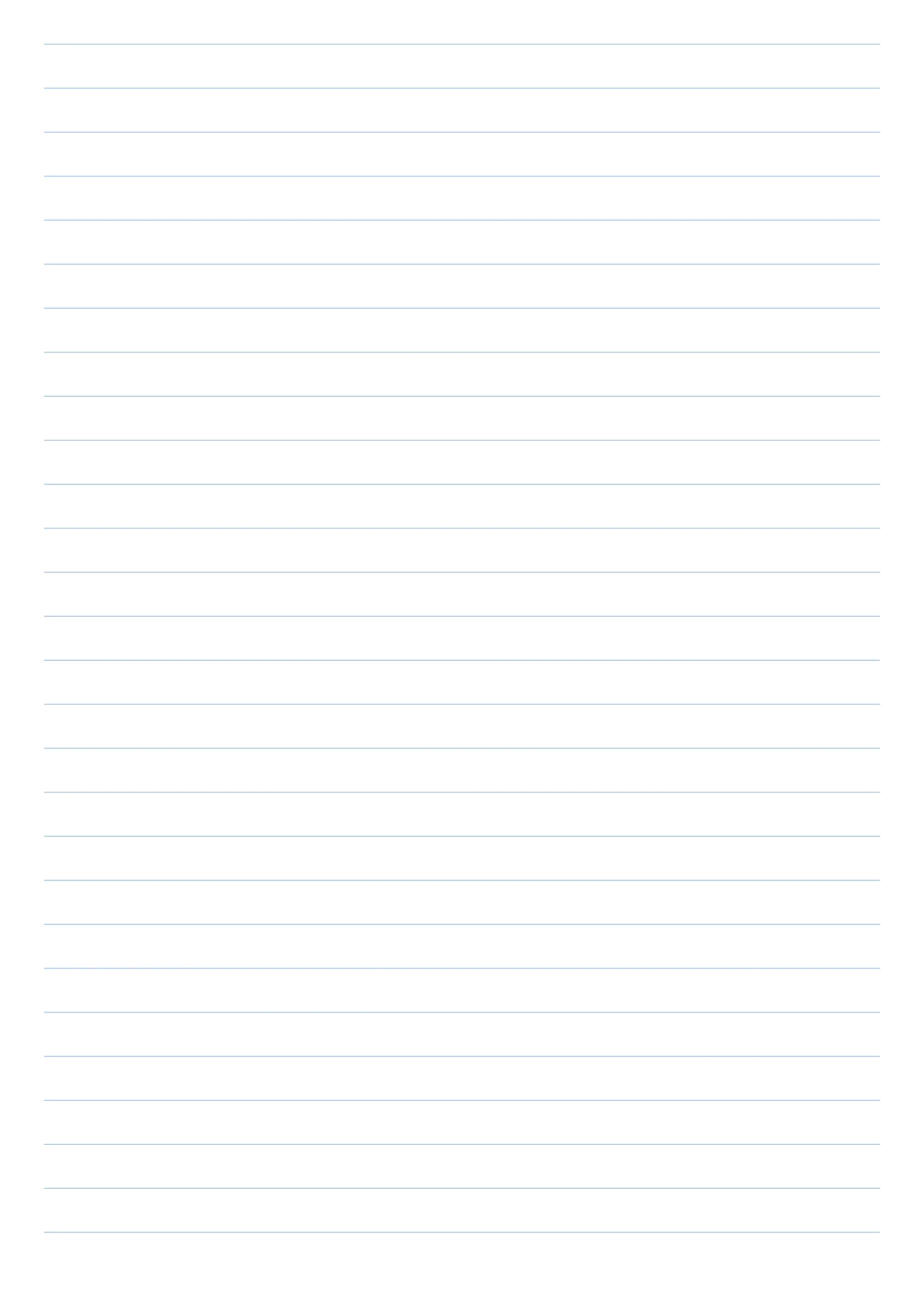 a4-size blue lined paper with 10mm spacing