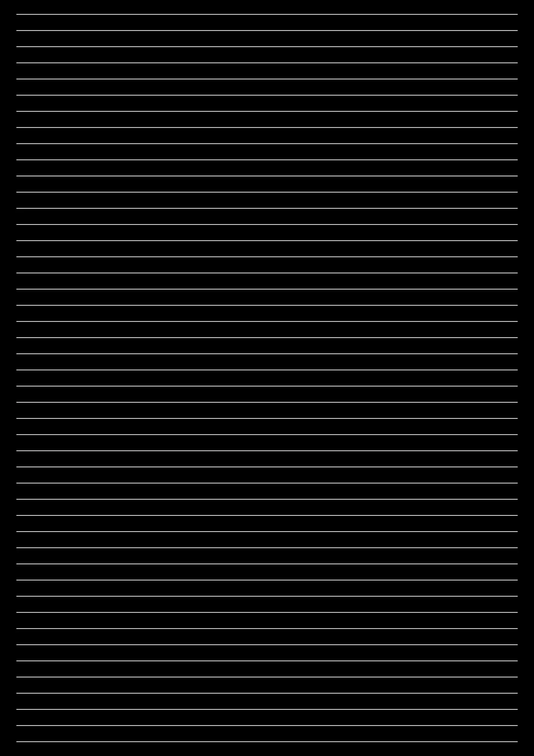 black a4 lined paper