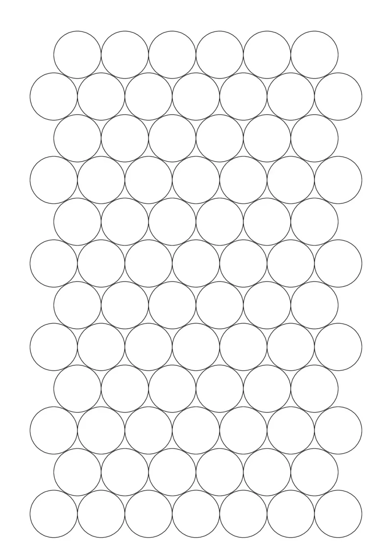 black circles graph paper