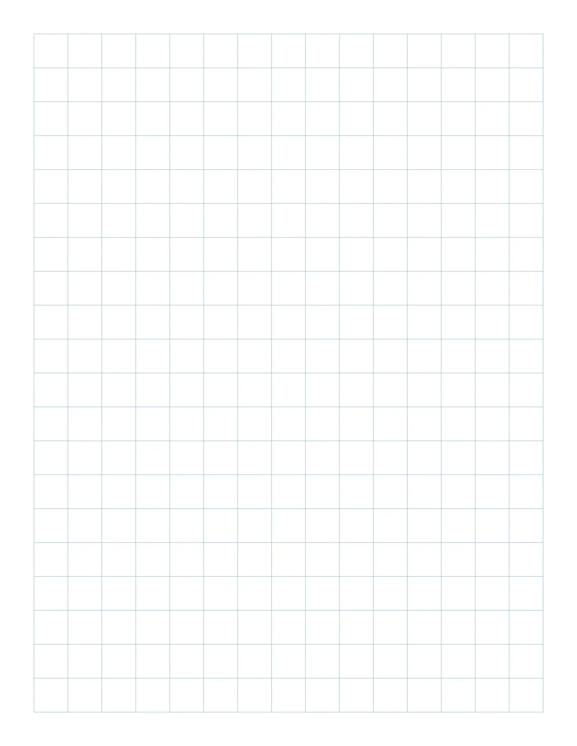 blue 1/2-inch graph paper