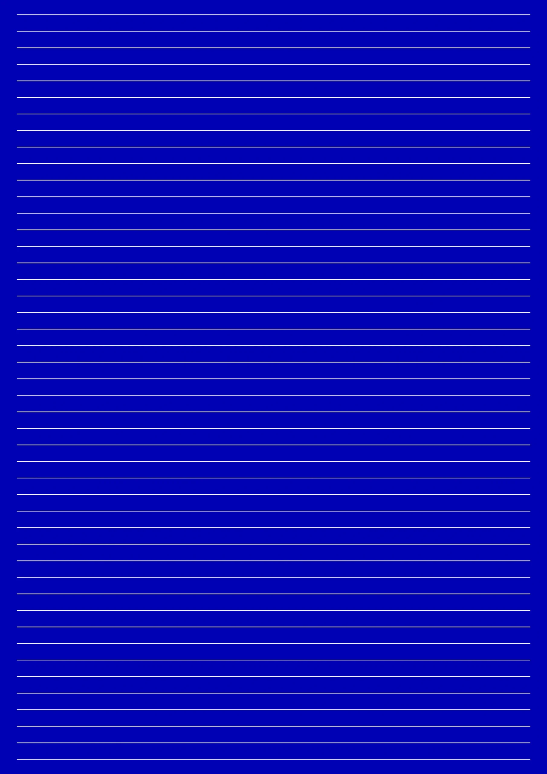 blue a4 lined paper