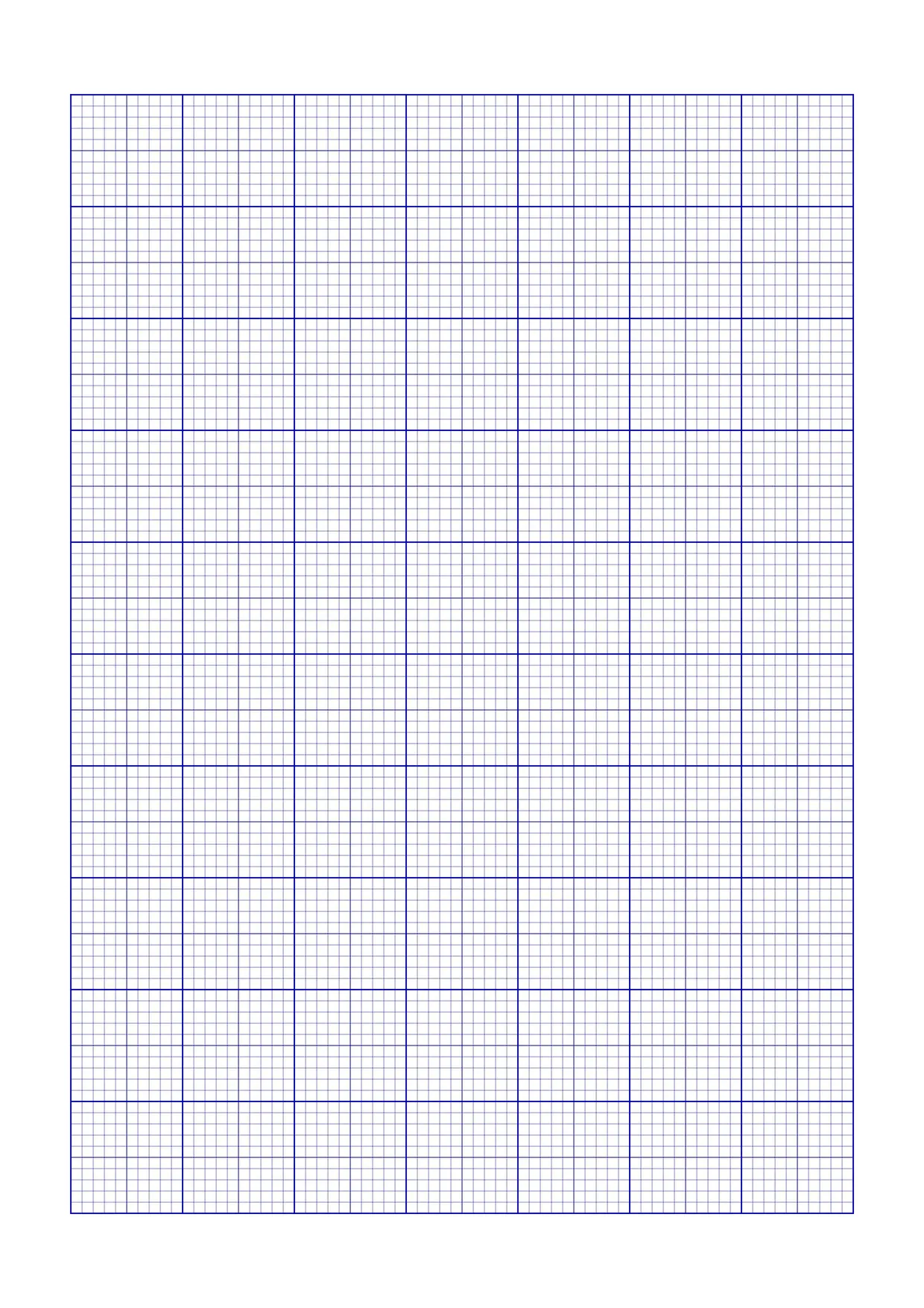 A4-sized blue color graph paper