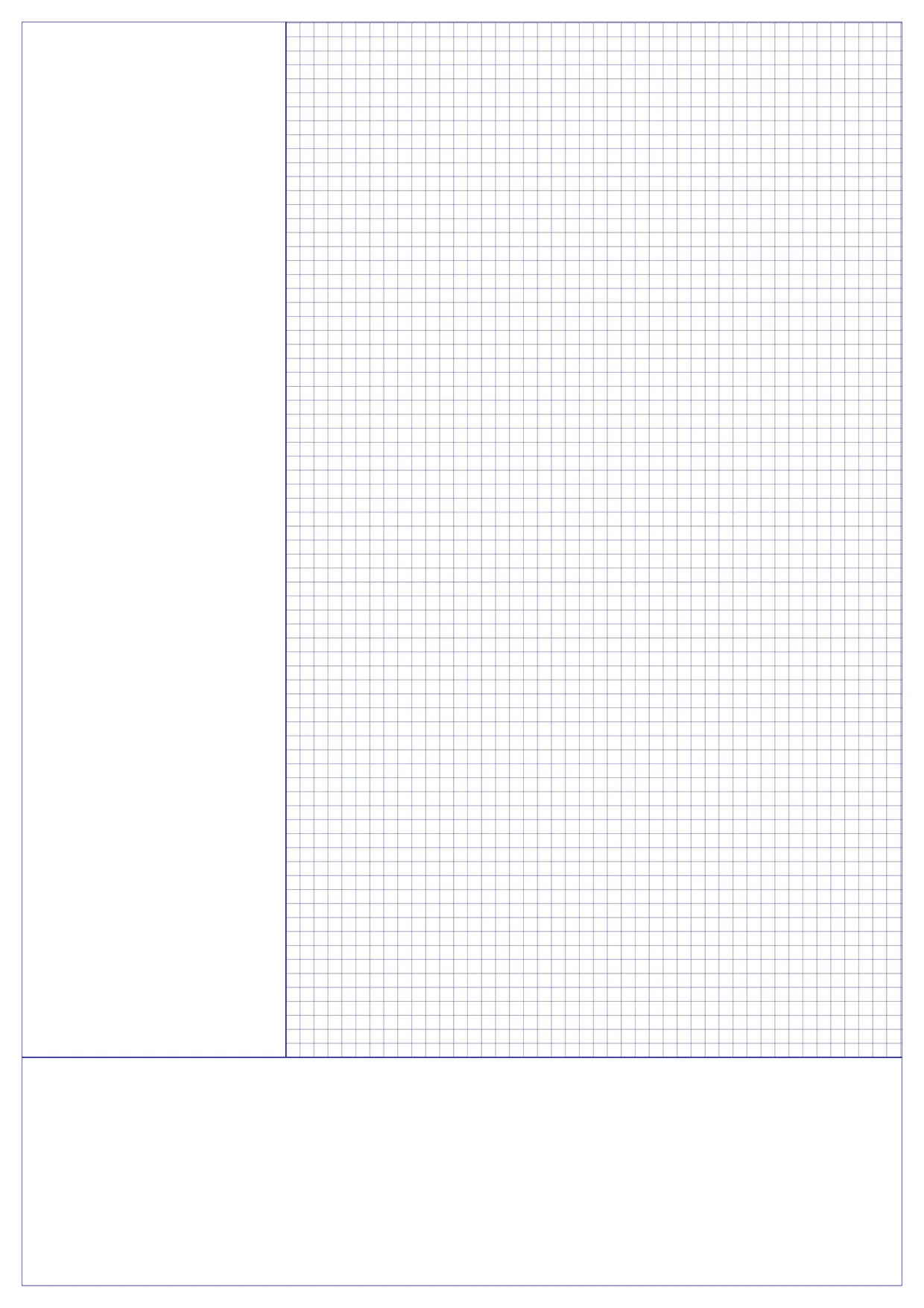 blue cornell graph paper