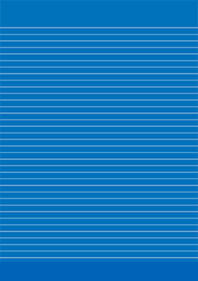 bright blue lined paper white lines a4