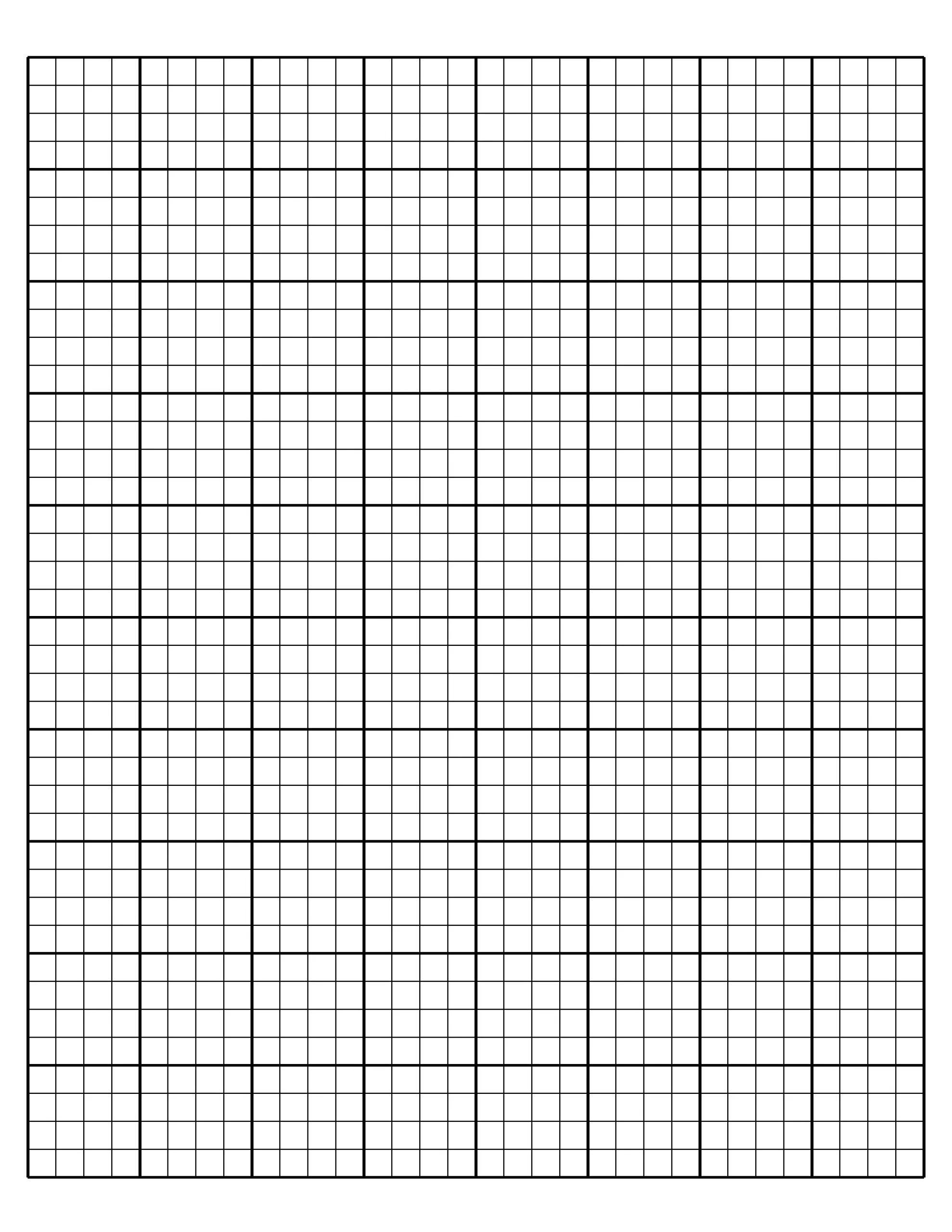 4 inch graph paper