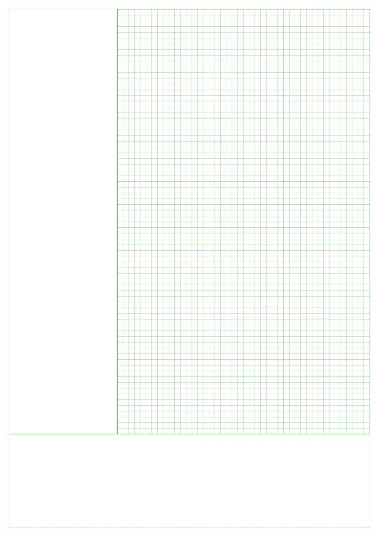 green cornell graph paper