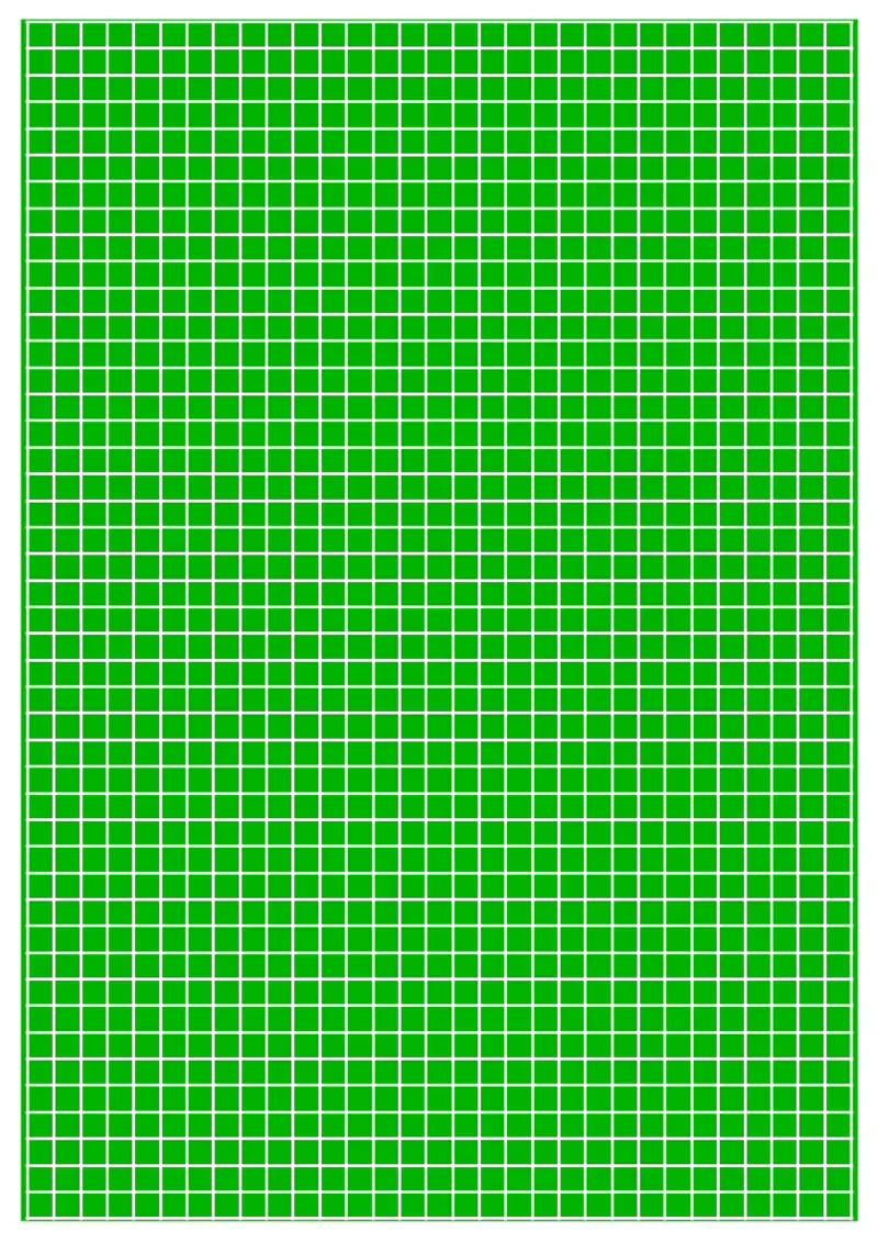 green inverted graph paper