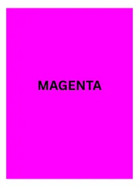 magenta color test page