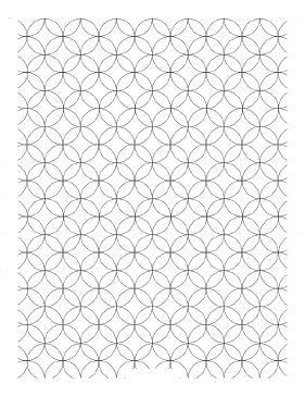overlapping circles graph paper