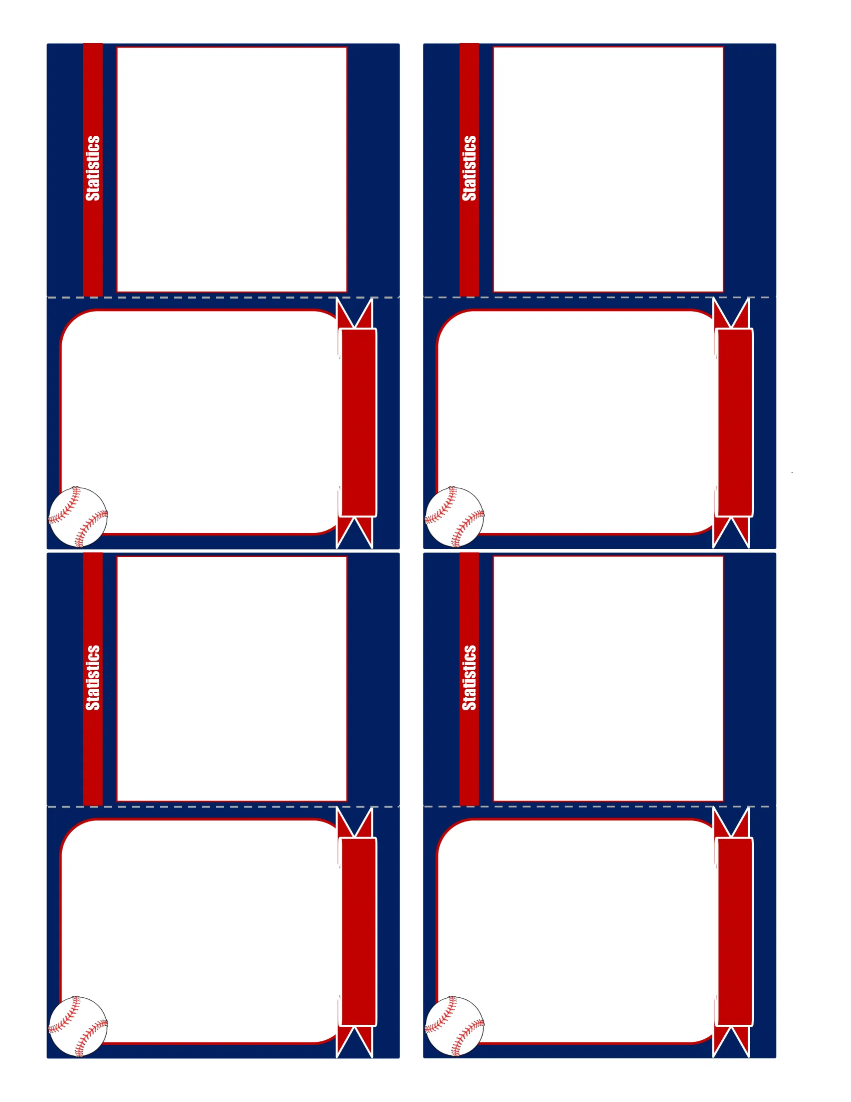 printable baseball card templates