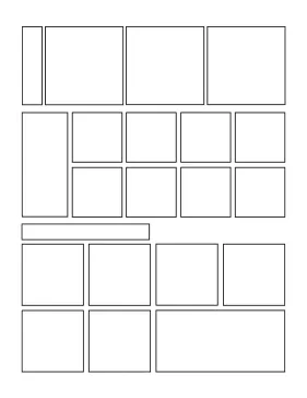 printable blank sunday comic page