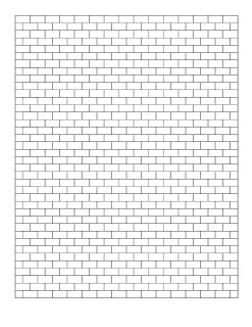 printable brick graph paper