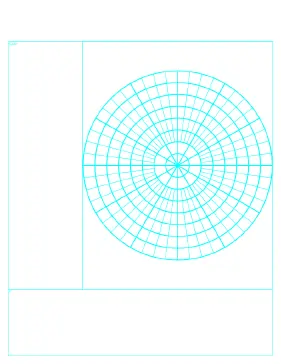 printable cornell note paper with polar grid