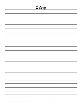 printable diary