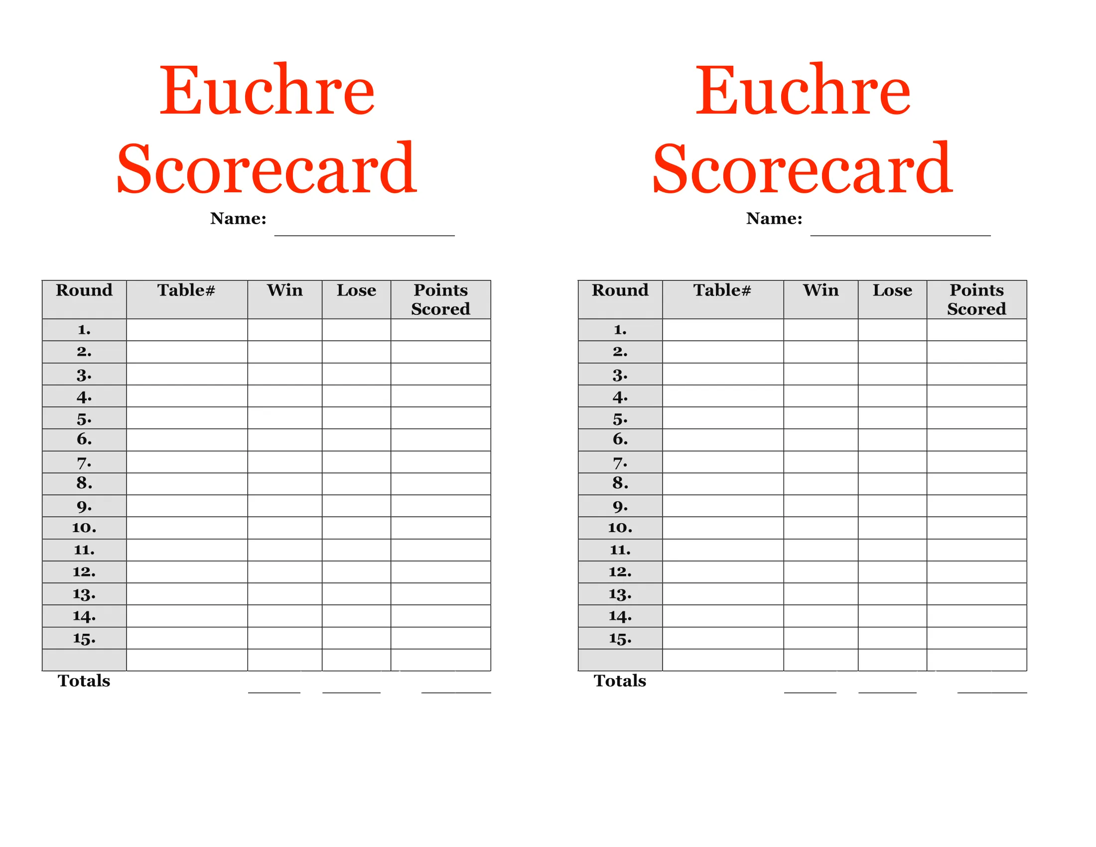 printable euchre scorecard