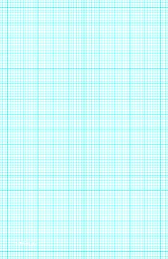 graph Paper with six lines per inch and heavy index lines on ledger-sized paper