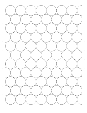 compact circles graph paper
