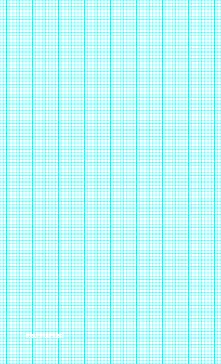 graph paper with eight lines per inch and heavy index lines on legal-sized paper