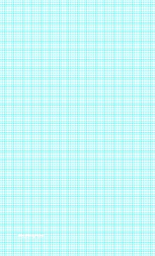 graph paper with eight lines per inch on legal-sized paper