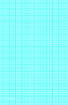 graph paper with eighteen lines per inch and heavy index lines on ledger-sized paper