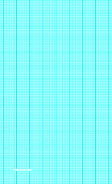 graph paper with eighteen lines per inch and heavy index lines on legal-sized paper