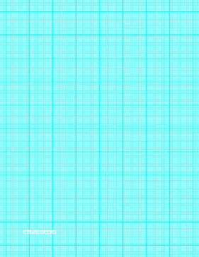 graph paper with eighteen lines per inch and heavy index lines on letter-sized paper
