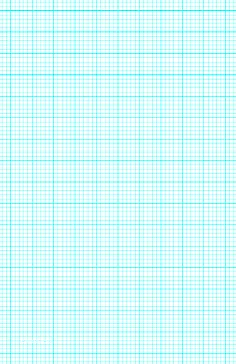 ledger sized graph paper with five lines per inch and heavy index lines