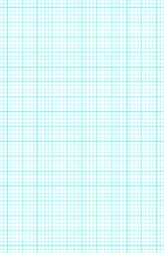 graph paper with four lines per inch and heavy index lines on ledger-sized paper