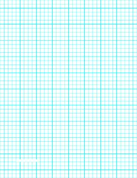 printable graph paper with four lines per inch and heavy index lines on letter-sized paper