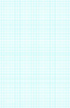 graph paper with four lines per inch on ledger-sized paper