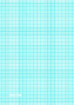 graph paper with lines every 2.5 mm and heavy index lines on A4-sized paper