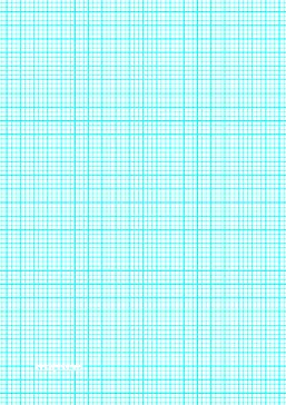 graph paper with lines every 3.33mm and heavy index lines on A4-sized paper