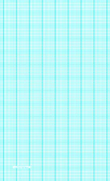 graph paper with nine lines per inch and heavy index lines on legal-sized paper