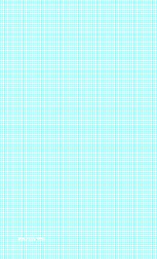 graph paper with nine lines per inch on legal-sized paper