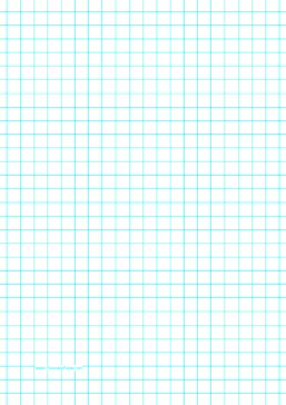 printable graph paper with one line per centimeter on A4 paper