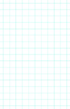 graph paper with one line per inch on ledger-sized paper
