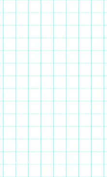 graph paper with one line per inch on legal-sized paper