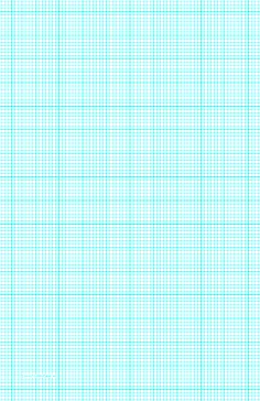 graph paper with seven lines per inch and heavy index lines on ledger-sized paper