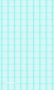 graph paper with seven lines per inch and heavy index lines on legal-sized paper