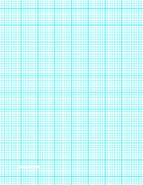 graph paper with seven lines per inch and heavy index lines on letter-sized paper