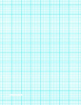 printable graph paper with six lines per inch and heavy index lines on letter-sized paper