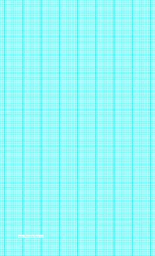 graph paper with sixteen lines per inch and heavy index lines on legal-sized paper