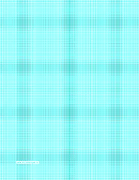 graph paper with sixteen lines per inch on letter-sized paper