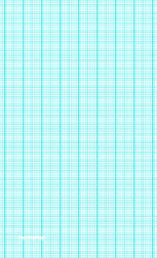 graph paper with ten lines per inch and heavy index lines on legal-sized paper